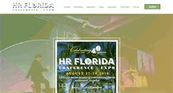 Desktop Screenshot of hrfloridaconference.org